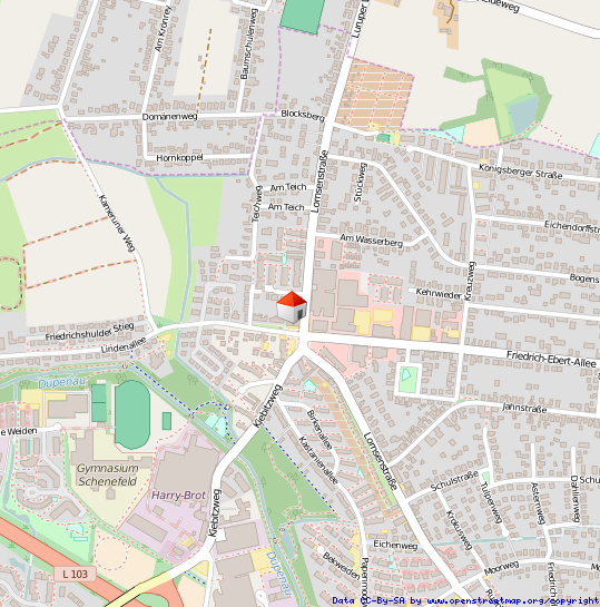 Lageplan Terrassenwohnung Schenefeld
