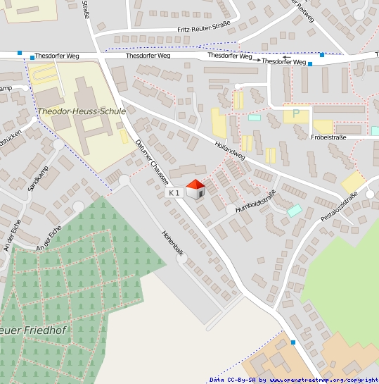 Lageplan Etagenwohnung Pinneberg