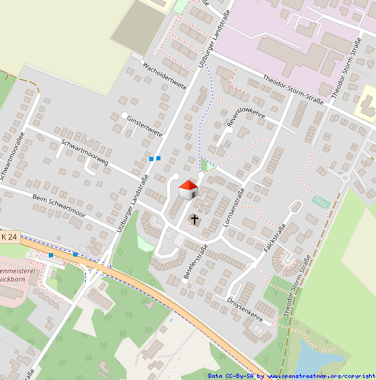 Lageplan Reihenhaus Quickborn