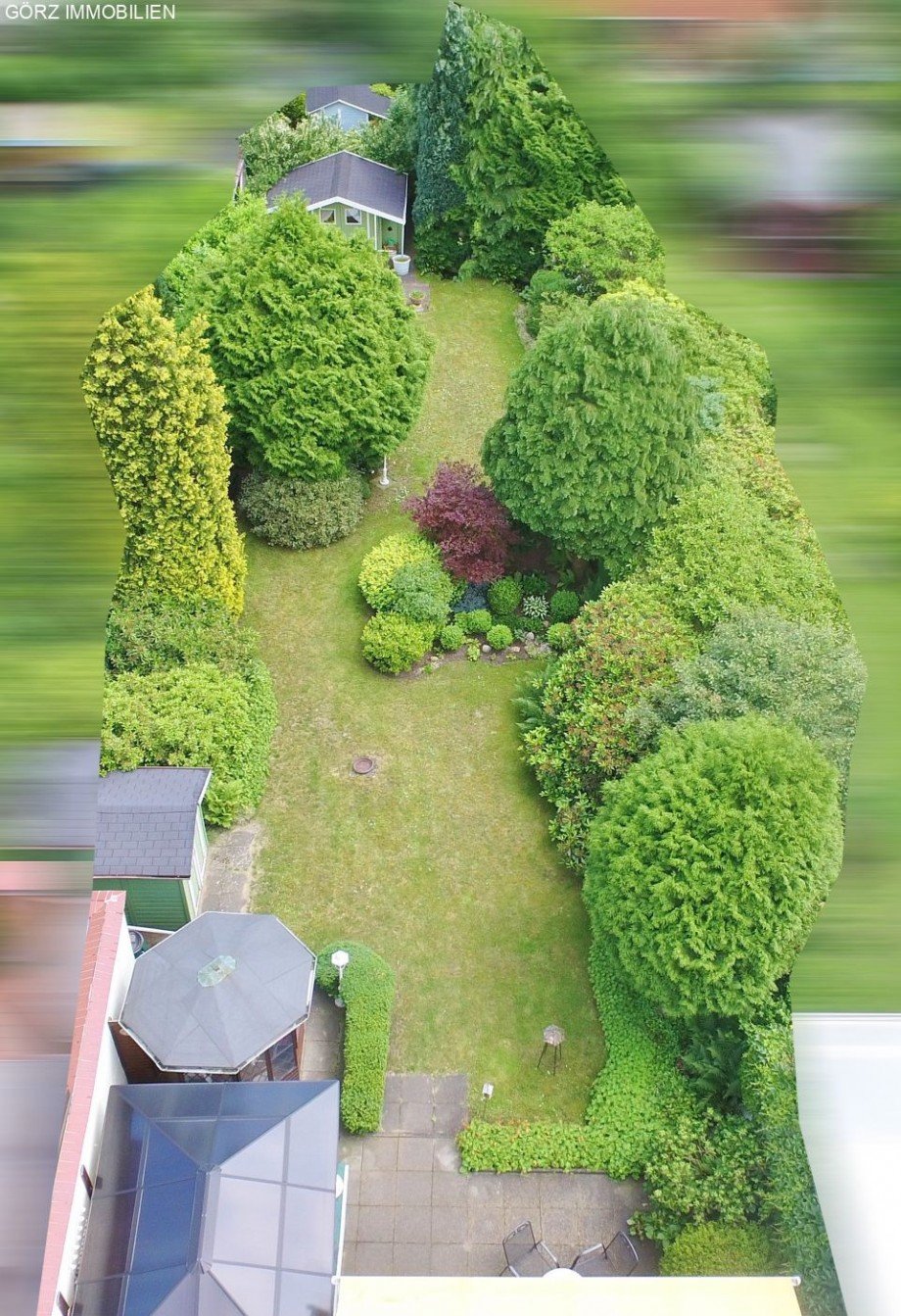 gro�er Garten Reihenhaus Hamburg