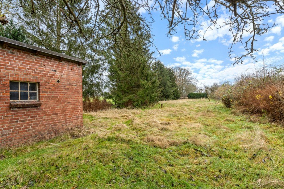 Hinterer Grundst�ckbereich Wohngrundst�ck Tangstedt
