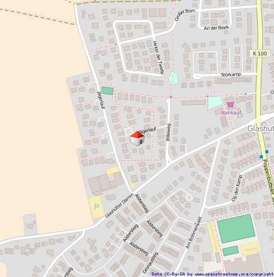 Lageplan Einfamilienhaus Norderstedt