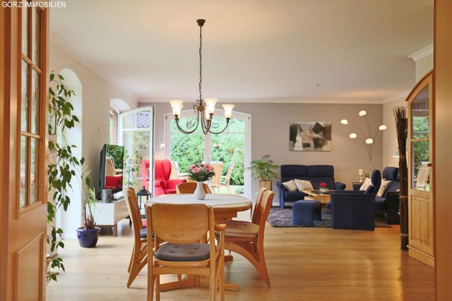 Essbereich im Wohnzimmer Einfamilienhaus Norderstedt