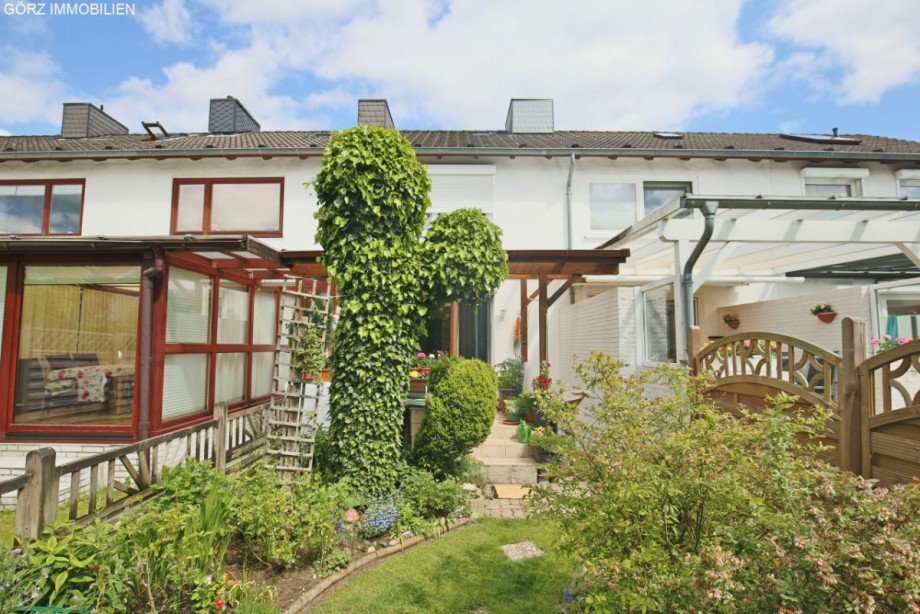 Blick vom Garten Reihenhaus Norderstedt