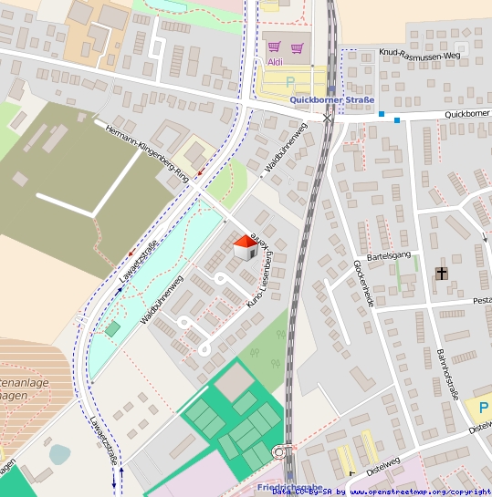 Lageplan Stadthaus Norderstedt