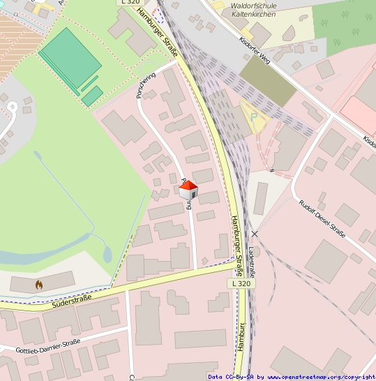Lageplan B�rohaus Kaltenkirchen