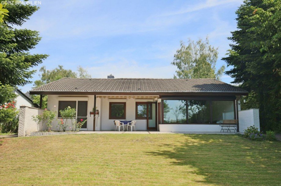 Blick vom Garten Einfamilienhaus Norderstedt