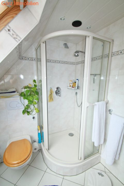 Die Dusche im Familienbad Doppelhaush�lfte Norderstedt