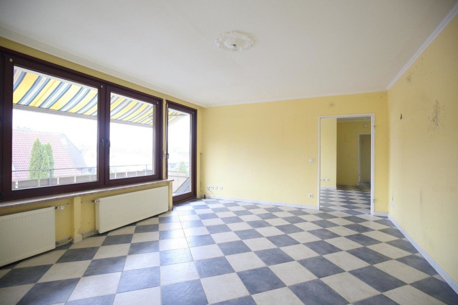 Wohnzimmer Dachgeschosswohnung Norderstedt