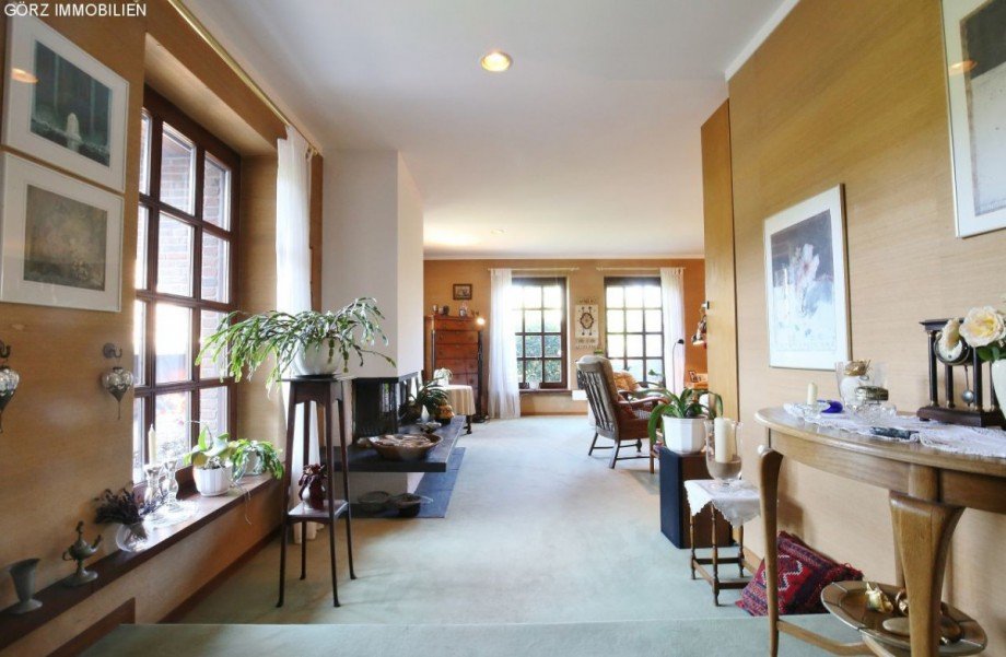 Blick ins Wohnzimmer Einfamilienhaus Kaltenkirchen