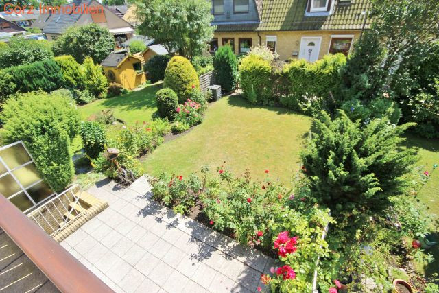 Blick vom Balkon Reihenhaus Norderstedt