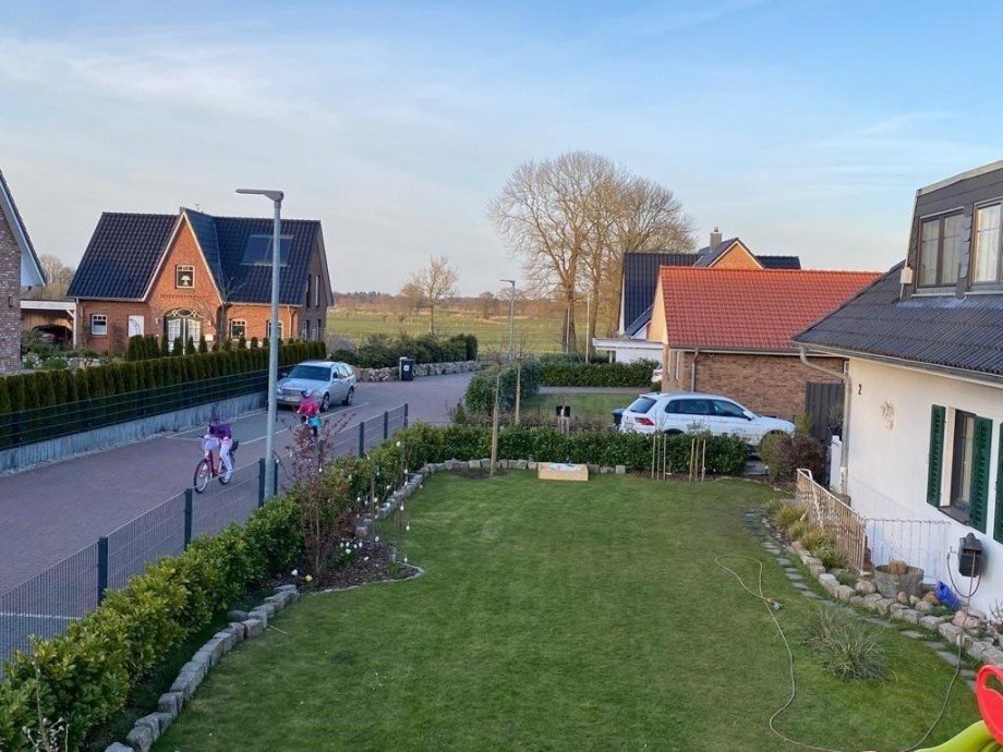 Garten im Winter Villa Tangstedt
