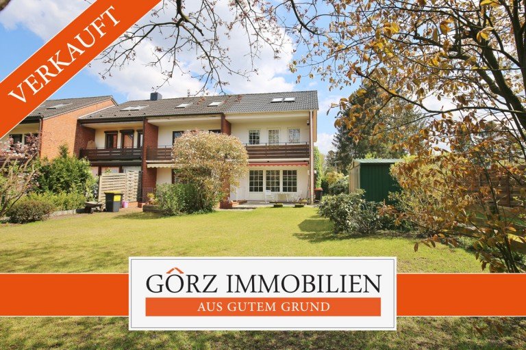 VERKAUFT Norderstedt Reiheneckhaus *VERKAUFT* 170 m² Wohn-/Nutzfläche! Sehr gepflegtes Endreihenhaus mit Vollkeller und Garage in Sackgassenlage!