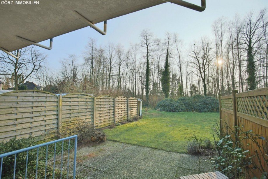 Traumhafter Blick von der Terrasse Maisonettewohnung Schenefeld
