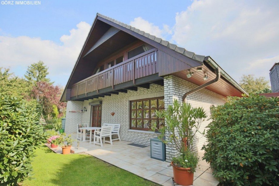 Terrasse vor der K�che Zweifamilienhaus Norderstedt