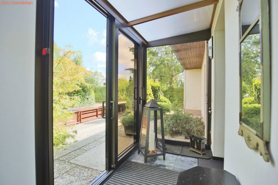 Gl�serner Windfang Einfamilienhaus Norderstedt