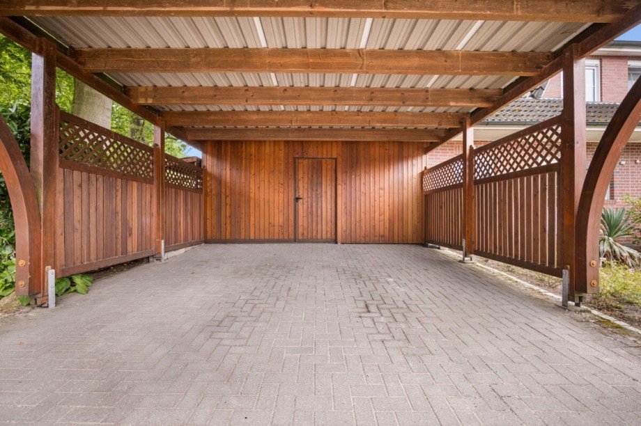 Doppel-Carport Doppelhaush�lfte Norderstedt
