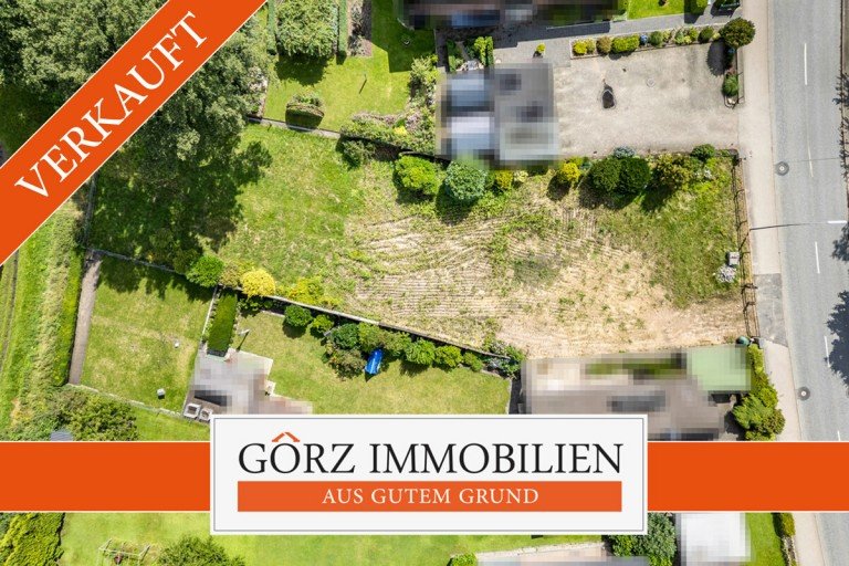 Norderstedt / Glashütte Wohngrundstück *VERKAUFT* Sehr schönes Doppelhaus-Grundstück in naturnaher Feldrandlage von Norderstedt-Glashütte!