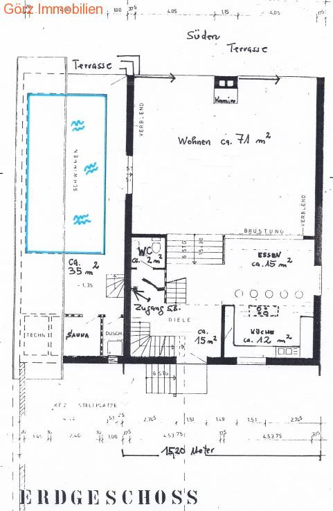 Grundriss EG Einfamilienhaus Quickborn-Heide