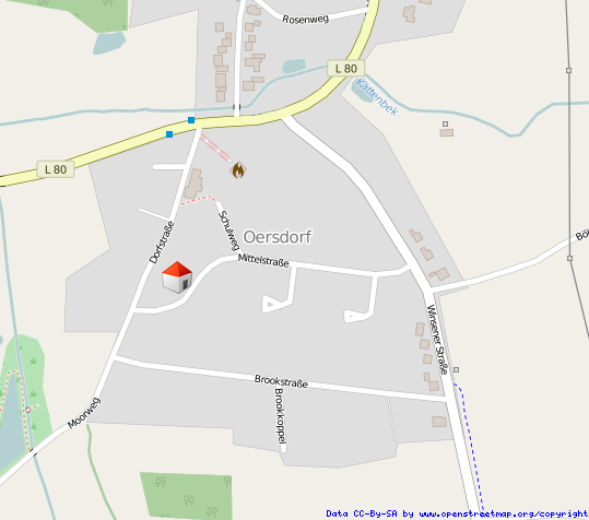 Lageplan Einfamilienhaus Oersdorf