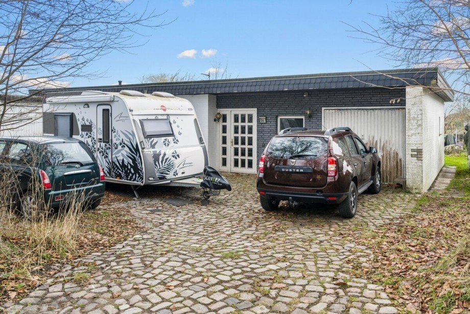 Hausansicht vorne Bungalow H�ttblek