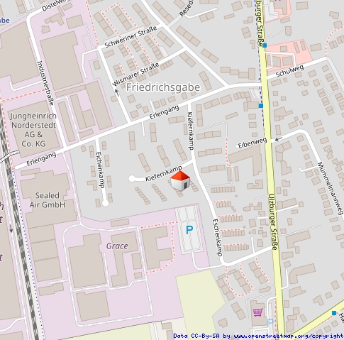 Lageplan Reihenhaus Norderstedt