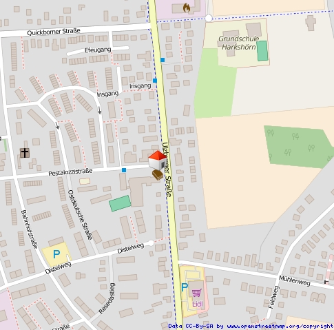 Lageplan Dachgeschosswohnung Norderstedt