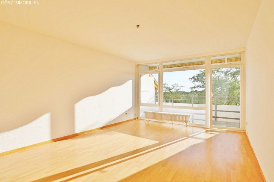 Wohnzimmer, S�d-West-Ausrichtung Etagenwohnung Quickborn