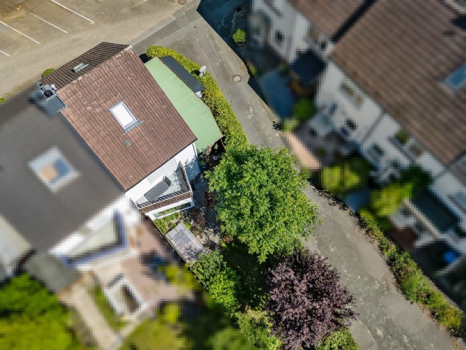 Luftfnahme Reihenendhaus Norderstedt