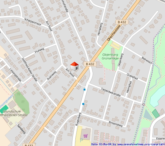 Lageplan Erdgeschosswohnung Norderstedt / Garstedt