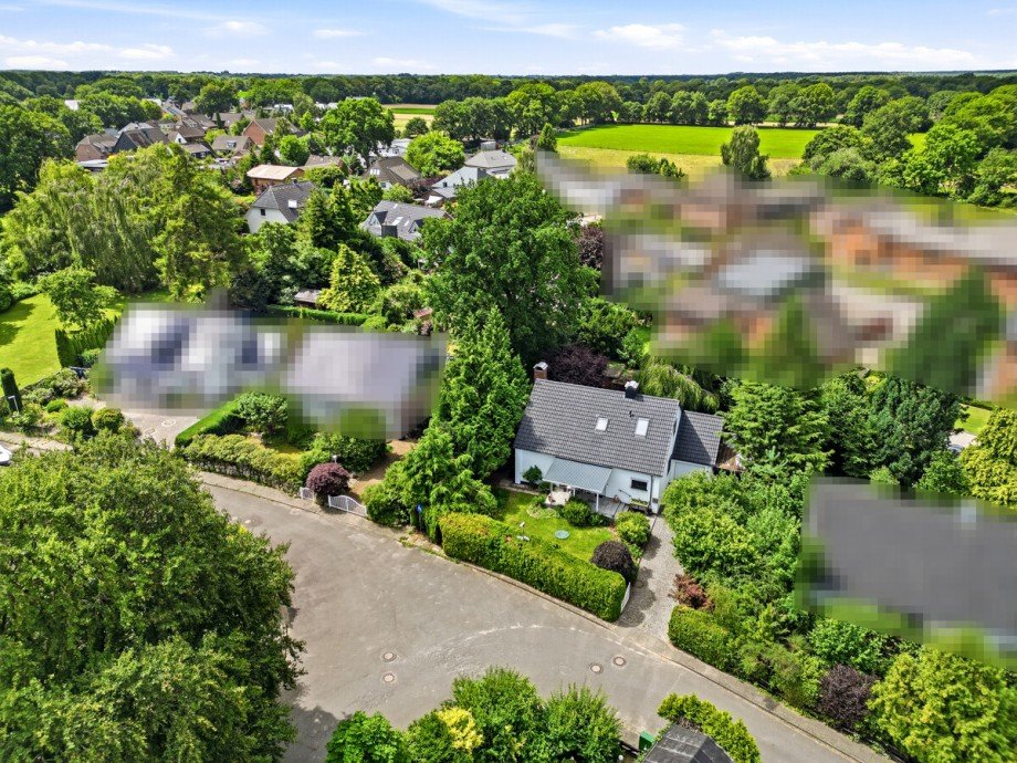 Drohnenfoto Einfamilienhaus Tangstedt-Wilstedt