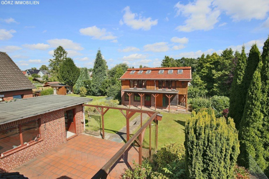 Blick aus dem Obergeschoss Einfamilienhaus Norderstedt