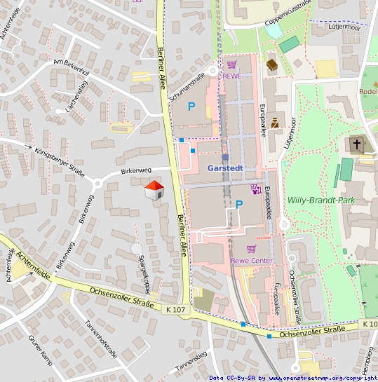 Lageplan Dachgeschosswohnung Norderstedt
