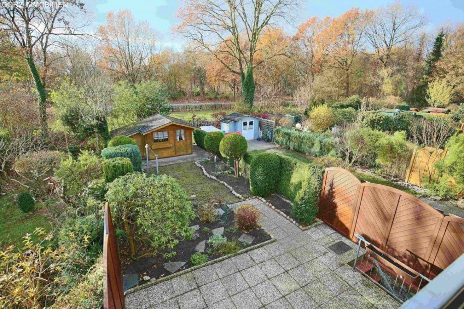 Blick vom Schlafzimmer Reihenmittelhaus K�lln-Reisiek