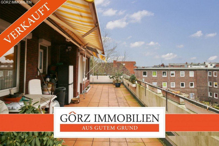 RB9611 Elmshorn Penthousewohnung *VERKAUFT* Gro�z�giges und sonniges Penthouse mit ca. 50 m� Dachterrasse