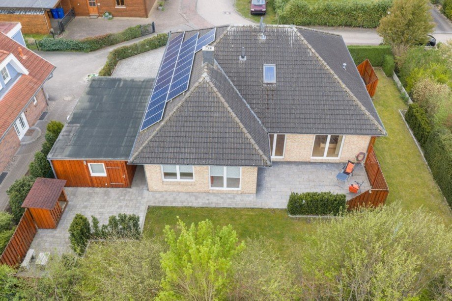 Drohnenfoto Einfamilienhaus Gro�enaspe