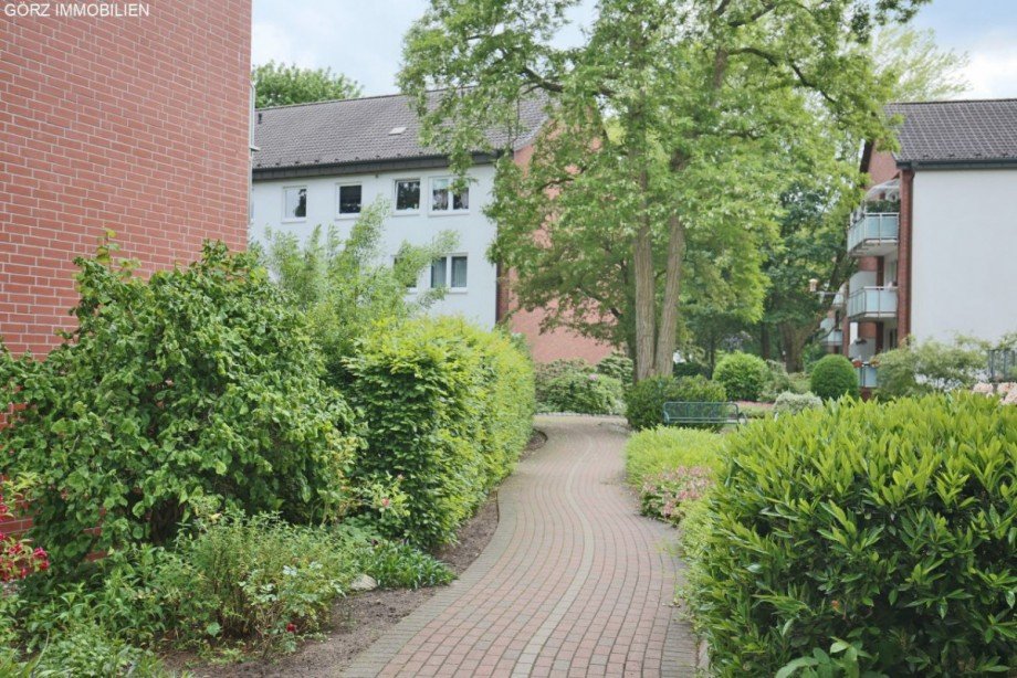Gr�nes Umfeld Etagenwohnung Norderstedt