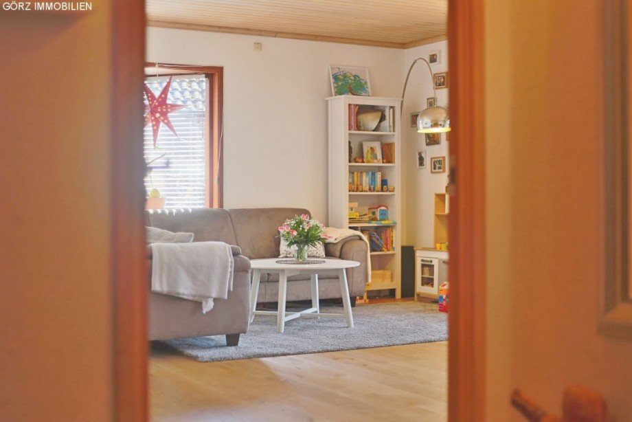 Bllick in das Wohnzimmer Einfamilienhaus Norderstedt