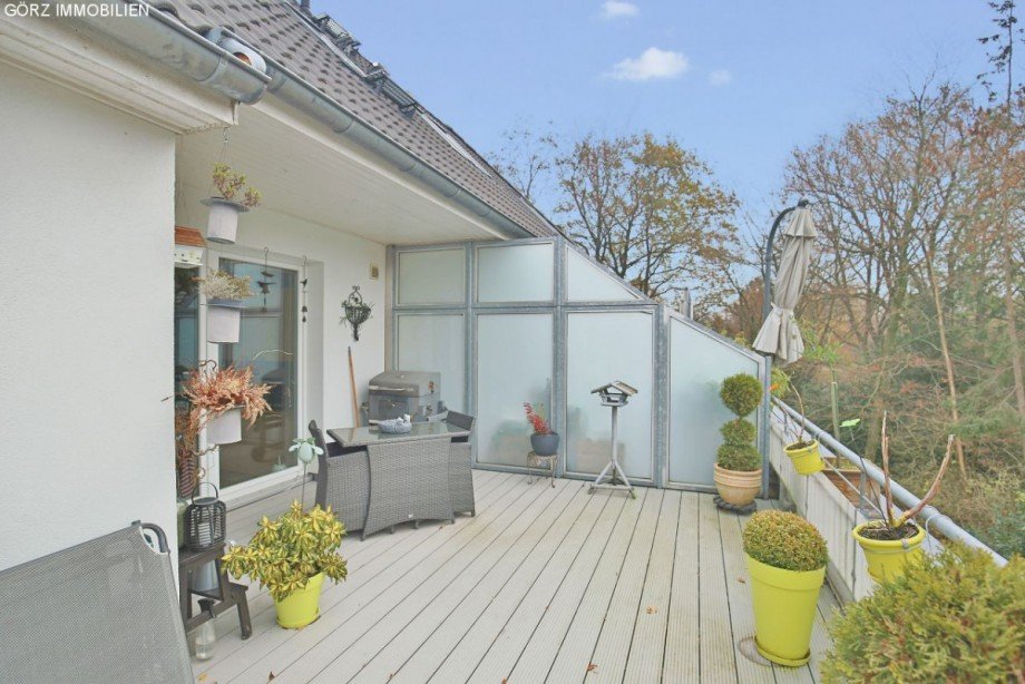 gro�e S�d-Terrasse Penthousewohnung Hamburg
