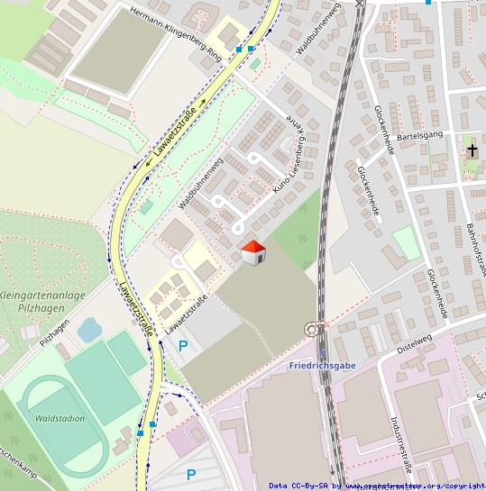 Lageplan Stadthaus Norderstedt