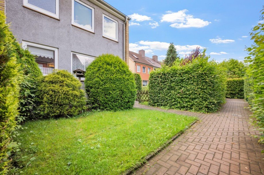 Vorgarten Reihenendhaus Norderstedt