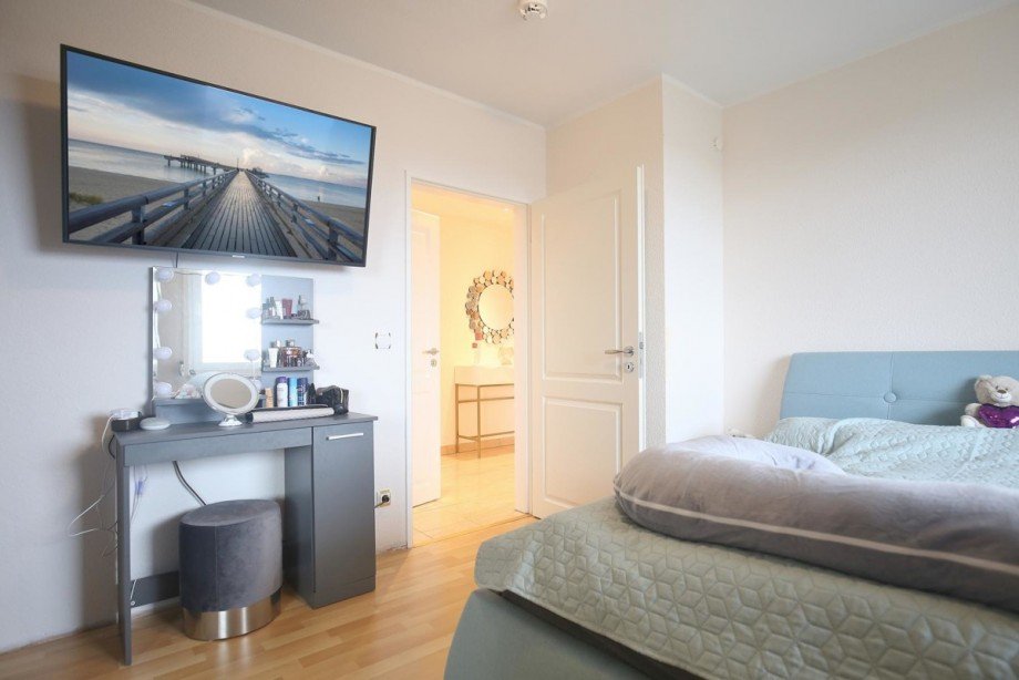 Schlafzimmer Dachgeschosswohnung Norderstedt