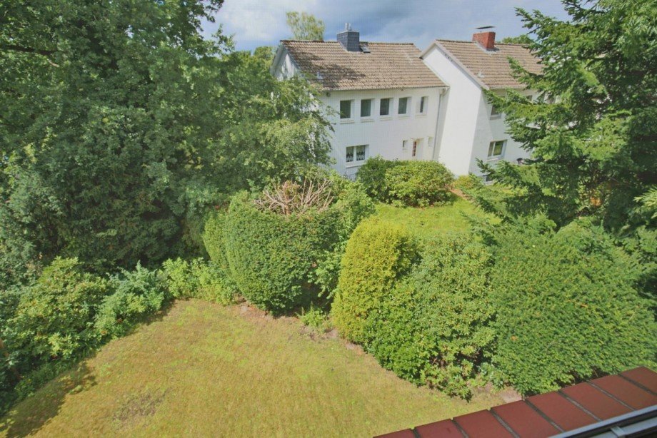 Blick in den Garten Reihenendhaus Norderstedt