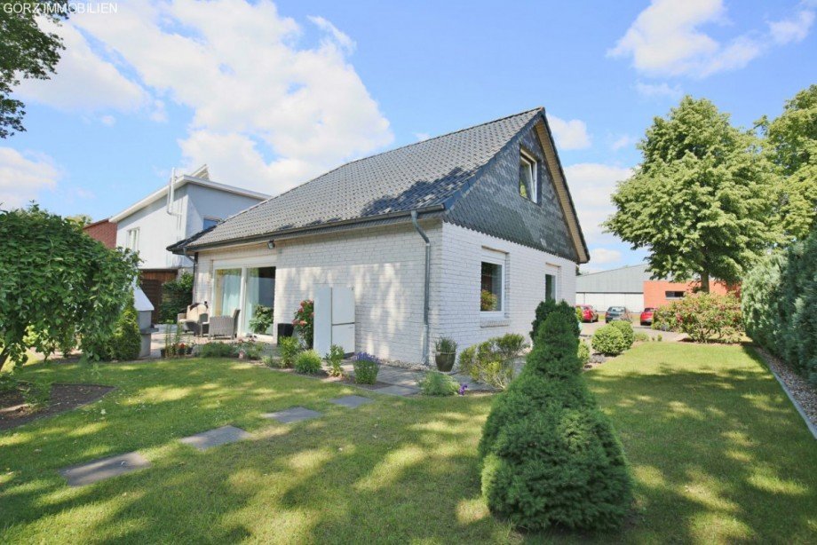 Blick auf den Anbau Einfamilienhaus Kaltenkirchen