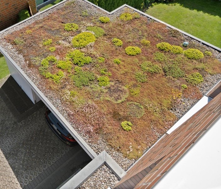 begr�ntes Carport Reihenendhaus Norderstedt