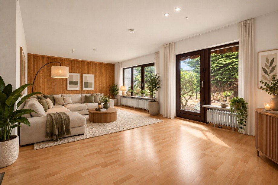 Virtuelles Homestaging/Einrichtungsvorschlag Bungalow Nahe