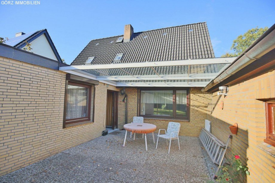 �berdachte Terrasse, Glasdach! Einfamilienhaus Norderstedt