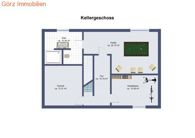Untergeschoss Einfamilienhaus Schenefeld