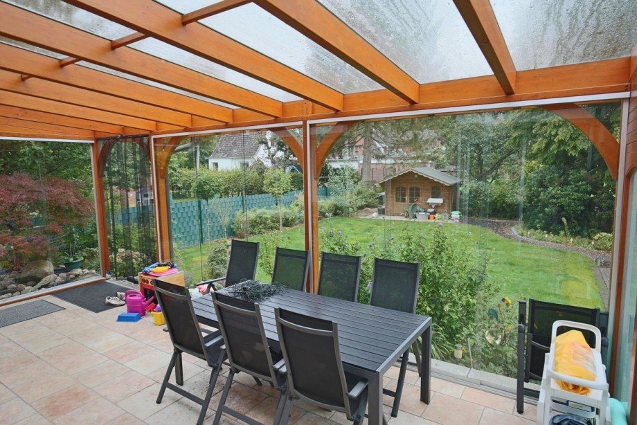 �berdachte Terrasse Einfamilienhaus Hamburg