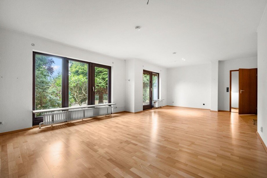 Blick ins Gr�ne Bungalow Nahe
